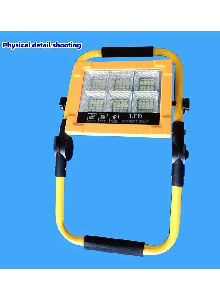 Solar Emergency Work Light, Battery 6-24 Hours Runtime, Portable For Home, Garage, Camping, Fishing And Outdoor Activities - Image 1