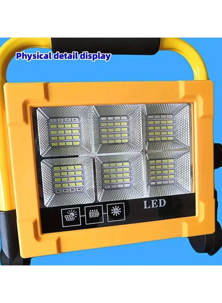 Solar Emergency Work Light, Battery 6-24 Hours Runtime, Portable For Home, Garage, Camping, Fishing And Outdoor Activities - Image 3