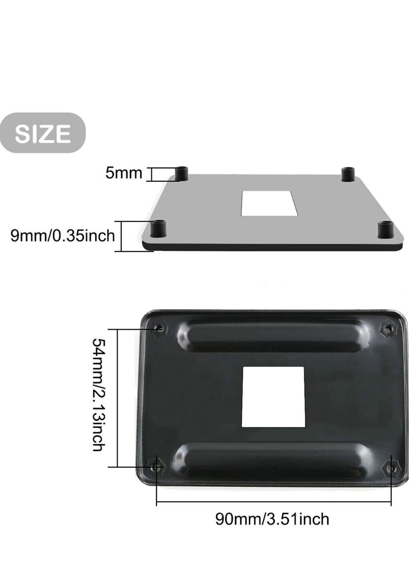 Excefore - 2 PCS AM4 Durable CPU Heatsink Bracket, Hook-Type Air-Cooled or Partially Water-Cooled Radiators, Suitable for AM4 (Black) - Image 1
