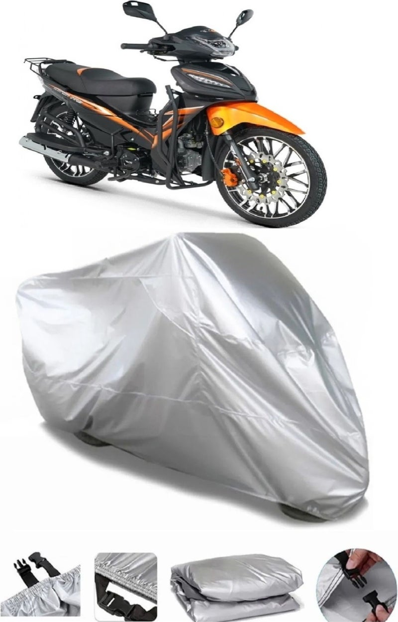 Breen Rks Sniper 50 Pro x Compatible Gray Waterproof Motorcycle Canvas Premium - Image 1