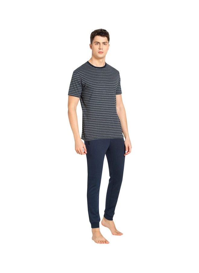 JOCKEY - Jockey 2715 Men Super Combed Cotton Rich Striped Round Neck Half Sleeve T Shirt - Image 1