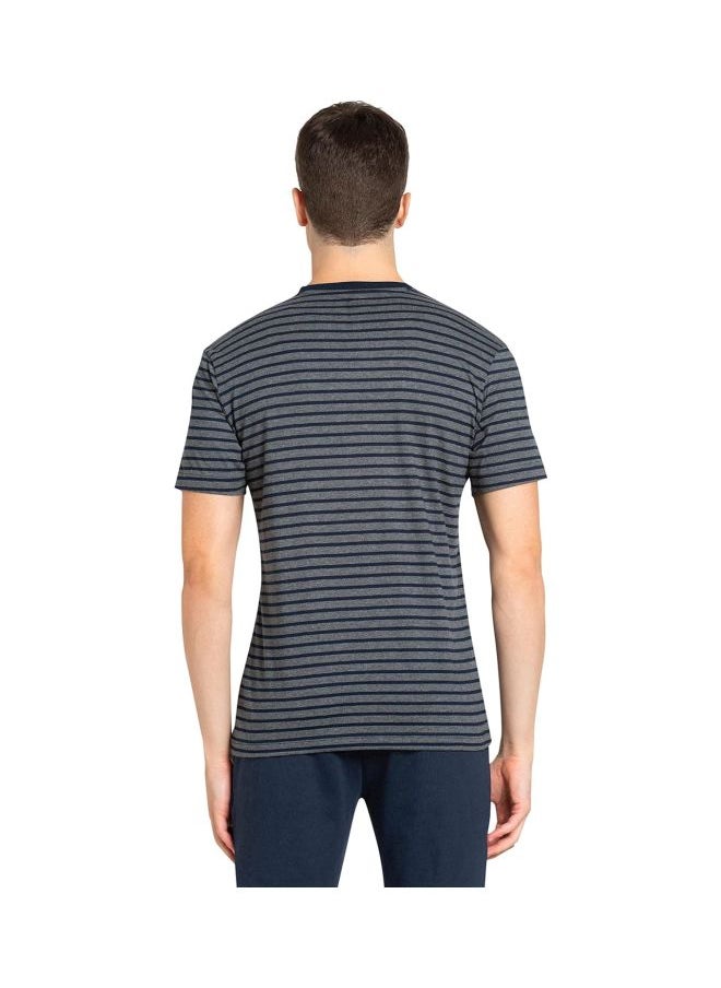 JOCKEY - Jockey 2715 Men Super Combed Cotton Rich Striped Round Neck Half Sleeve T Shirt - Image 1