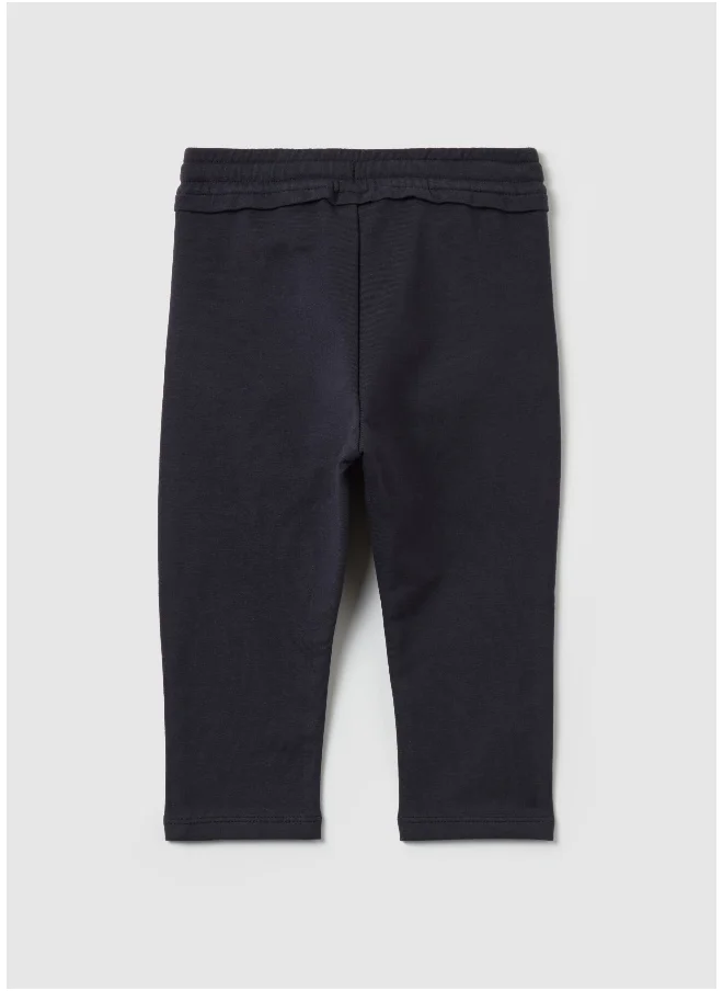 او في اس Fleece joggers with pockets and drawstring