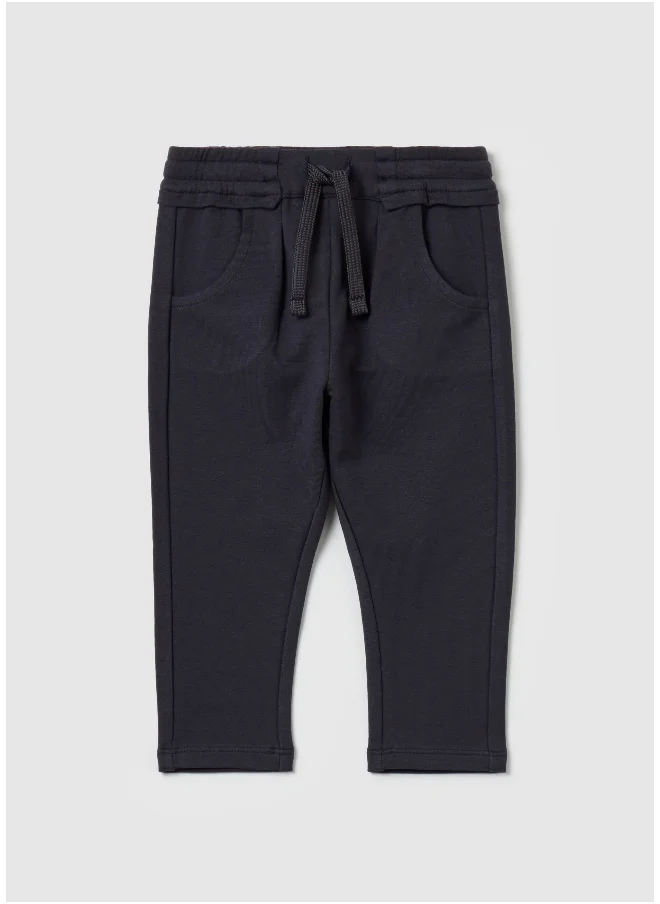 او في اس Fleece joggers with pockets and drawstring