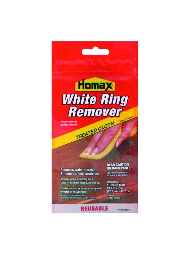 هوماكس قطعة قماش معالَجة لإزالة بقع الحلقات البيضاء من الأثاث قابلة لإعادة الاستخدام 10.7 × 7 إنش 290379