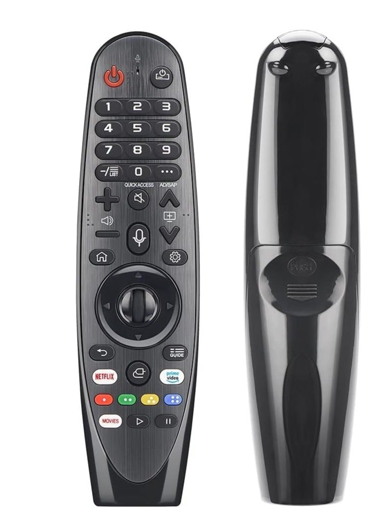 PopZa Remote Control for LG Magic TV - Fit For All LG Smart TVs AKB75855501 AN-MR18BA AN-MR19BA AN-MR20GA AN-MR21GA AN-MR21GC AN-MR650 AN-MR650A AN-MR650B AN-MR650G (With Voice Search) - Image 1
