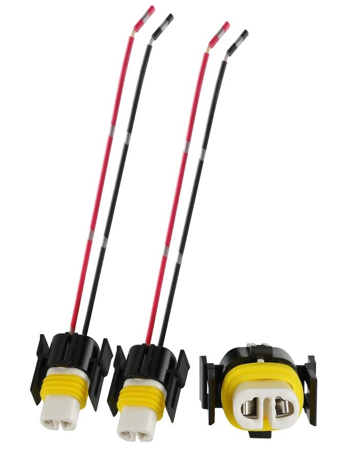 iBrightstar H11 H9 H8 880 881 Female High Temperature Ceramic Adapter Wiring Harness Sockets Wire for Headlights or Fog Lights - Image 1