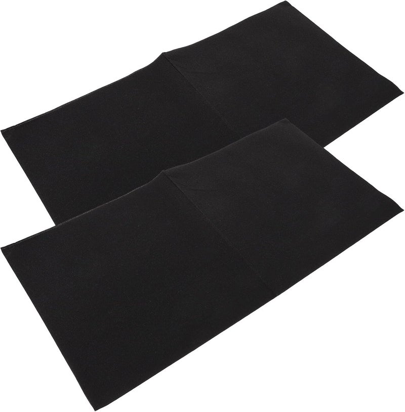 ABOOFAN Black Disposable Paper Napkins 50pcs Thick Soft Guest Dinner Napkins for Wedding Party Reception Holiday Events - Image 1