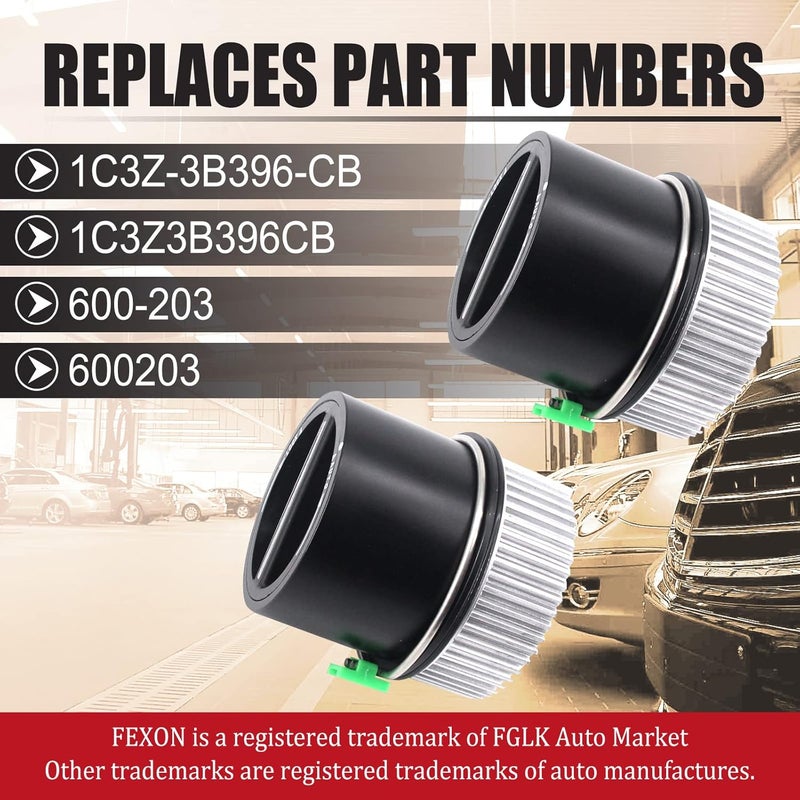 FEXON 4WD Auto Locking Hub Pair Kits Replacement for 1999-2004 Ford F250 F350 F450 F550 Super Duty 2000-2005 Excursion 2001 2002 Lincoln Navigitor Expedition 1C3Z-3B396-CB 600-203 - Image 3