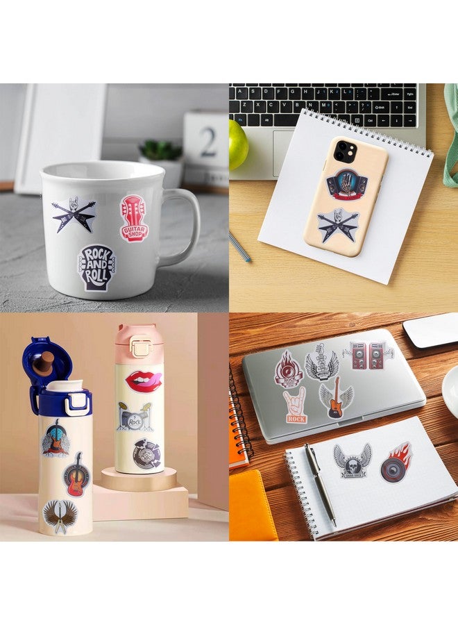 Cleverplay 100 Pack Rock and Roll Stickers, Rock Star Party Favors, Birthday Decorations - Image 5