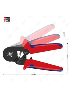 RACO RACO Giffex Crimping Plier Set (0.25-10mm²) with 1200 Ferrule Connectors – Self-Adjusting Ratchet Bootlace Crimping Tool for Electrical Cable Lugs  - Image 5