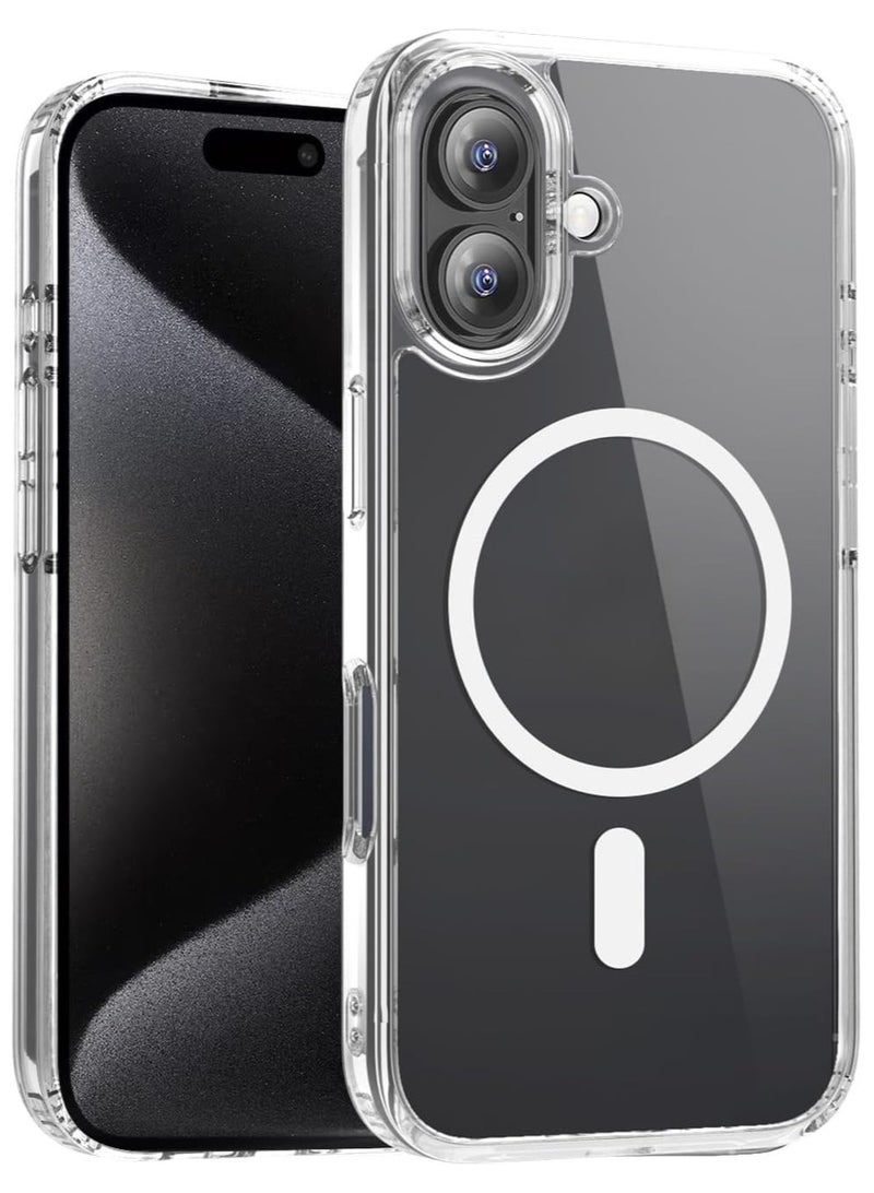 بيتشو حافظة مغناطيسية شفافة لهاتف آيفون 16 بلس - Image 1