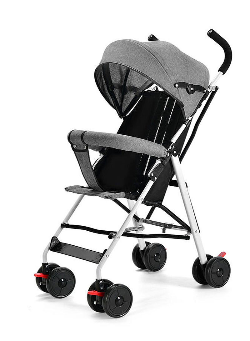 Mababy Ultra-Lightweight Foldable Baby Stroller for Babies 6-36 Months, Portable Travel  Buggy with Reclining Seat, One-Hand Fold, PVC Back Support & Shock Absorption - 3.7kg, Load up to 27kg - Image 1