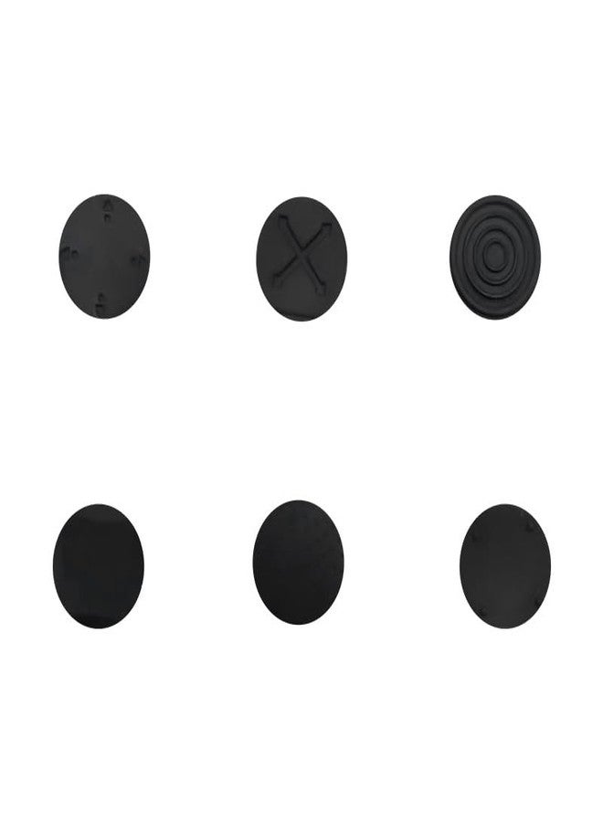 Qintreesify 6Pcs Black Silicone Thumb Stick Grips Caps Analog Thumbstick Joystick Cap Cases and Storage for PS PSV 2000 PSV 1000 - Image 1