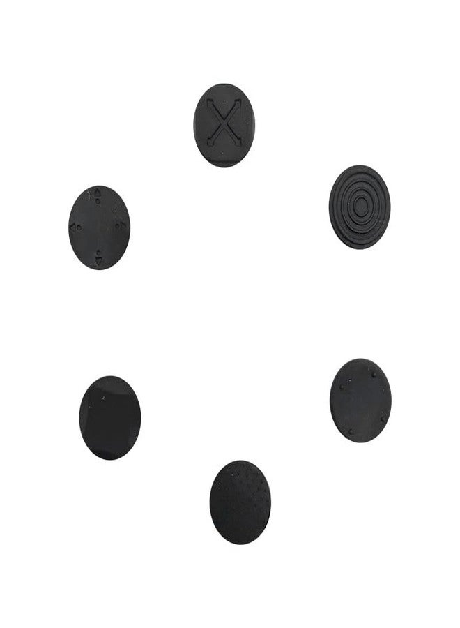 Qintreesify 6Pcs Black Silicone Thumb Stick Grips Caps Analog Thumbstick Joystick Cap Cases and Storage for PS PSV 2000 PSV 1000 - Image 4
