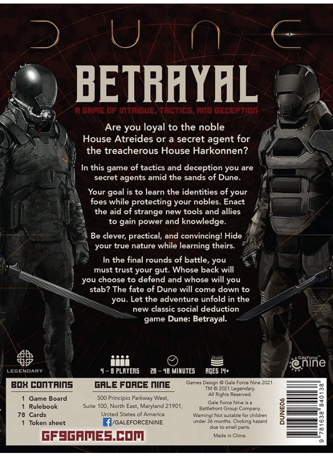 Gale Force Nine - Gale Force 9 Dune: Betrayal - Image 1