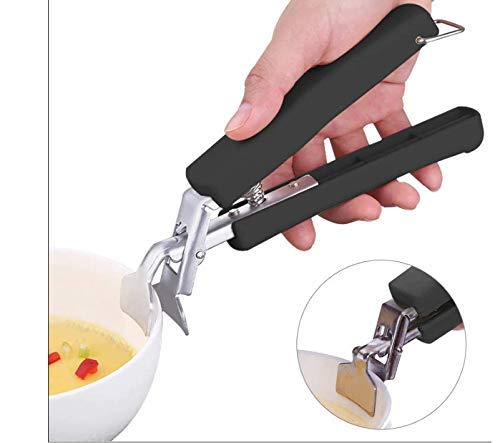 SAJANI Stainless Steel Home Kitchen AntiScald Plate Take Bowl Dish Pot Holder Carrier Clamp Clip Handle 1 Piece - Image 2