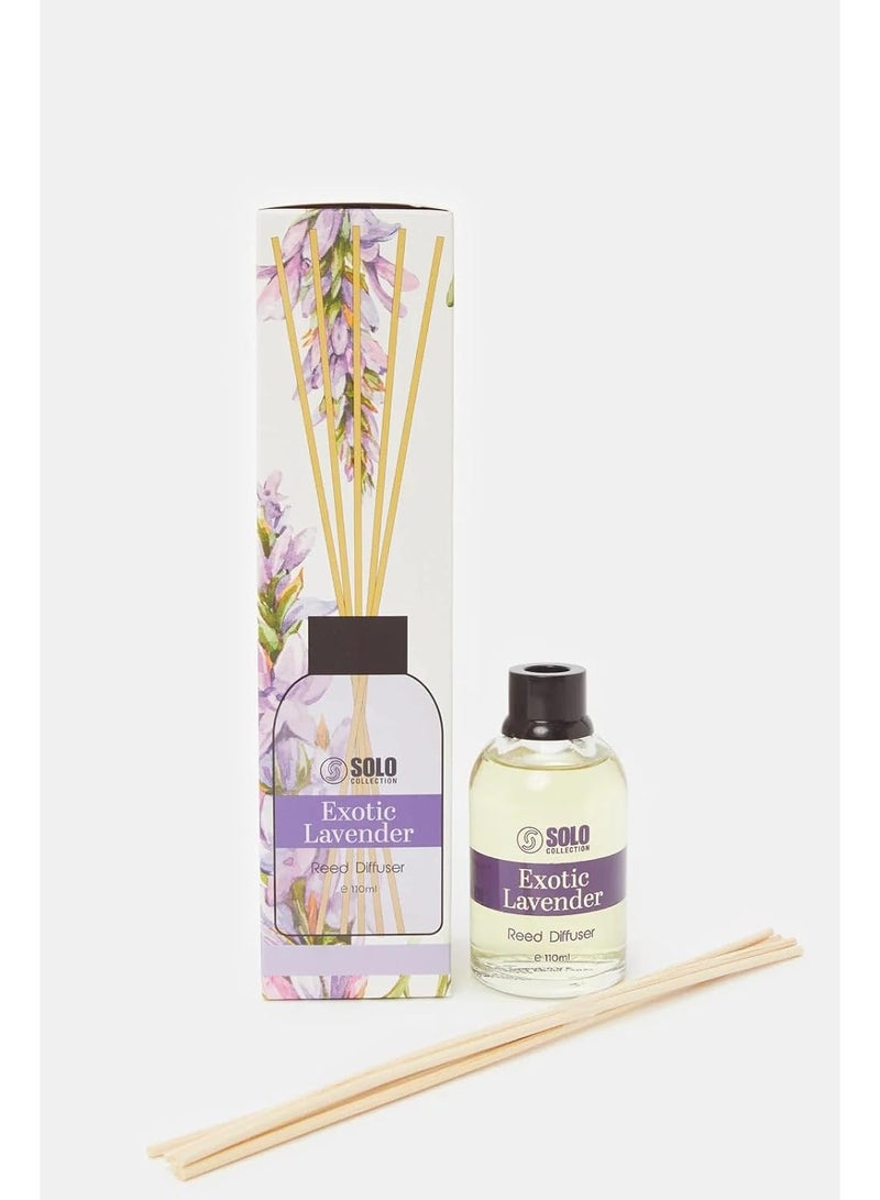 Solo Collection معطر هواء بالقصب مجموعة سولو، 110 مل - لافندر غريب - Image 2