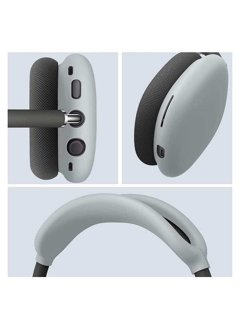 SYOSI - Silicone Case Cover for AirPods Max Headphones Anti Scratch Ear Cups Cover Skin Headset Protective Accessories - Image 1