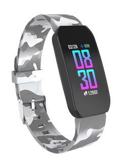 iTouch Active Fitness Tracker Black Case Silicone Grey Camo Strap  - Image 1