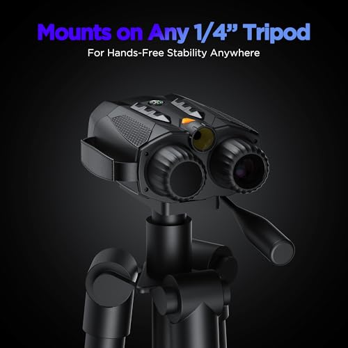 ROQIOO Night Vision Goggles for Adults 4k: Tactical Binoculars with Camera - Infrared Goggles for Hunter - Digital Electronics Gift - Hunting Gifts for Men/Dad/Husband - Cool Tech Gadgets for Camping/Boating - Image 3