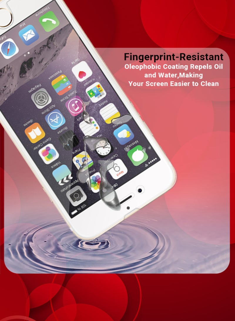 CATANES (For Apple iPhone 6s)  Screen Protector Shockproof Anti Bubble Tempered Glass - Clear - Image 5