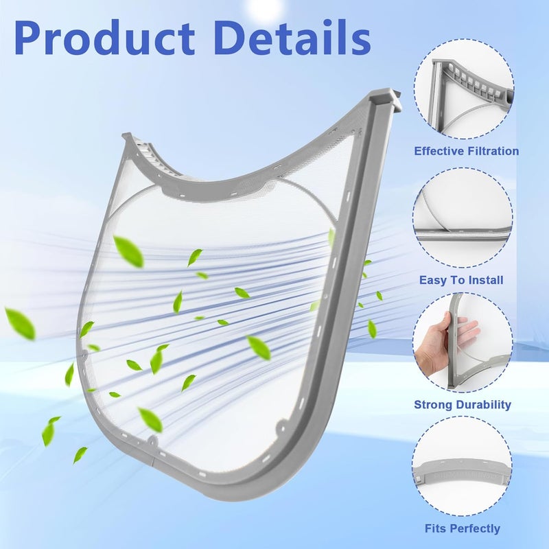 Earthtec 5231EL1003B Dryer Lint Filter Compatible with Kenmore LG Lint Filter Replacement for Dryer Parts DLE5955G DLEX7177WM DLE7177WM DLE7177RM DLEX7177RM DLE3733W DLEX3070W DLE0442W - Image 3