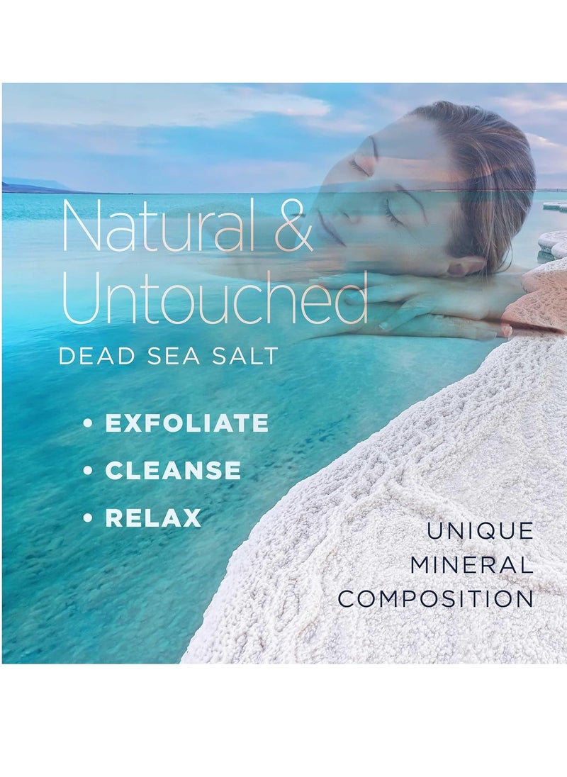 Minera Minera Dead Sea Salt, 100% Pure & Natural, 2 lbs. Fine Grain (0-1.7 mm) Bulk Bag, Easily Dissolving Dead Sea Salts for Soaking & Bathing, Skin Nourishing Fine Sea Salt, Unscented  - Image 2