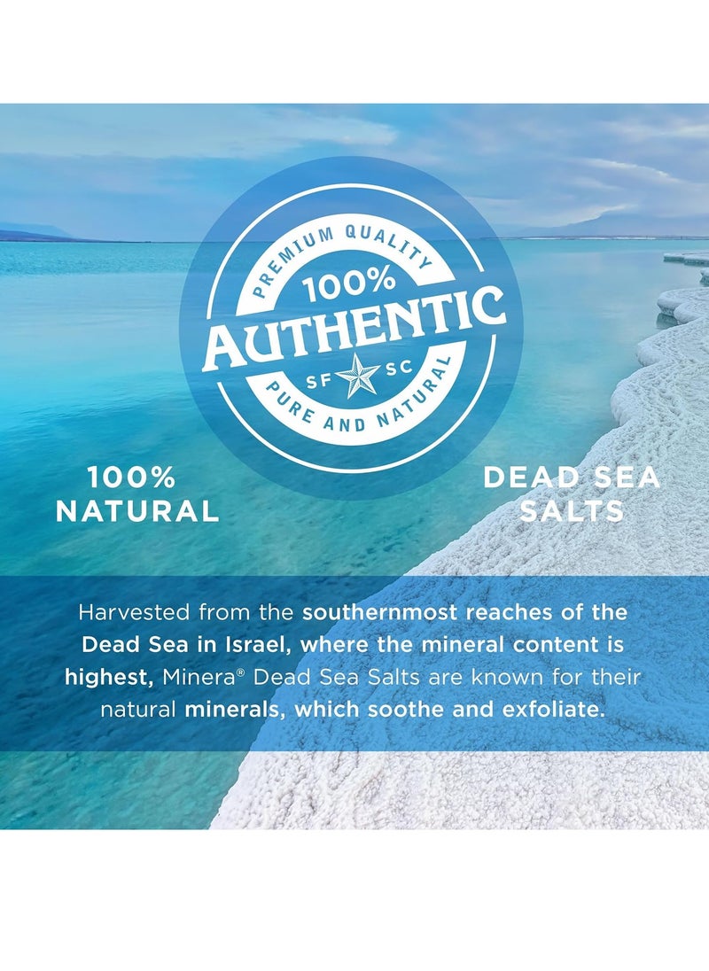 Minera Minera Dead Sea Salt, 100% Pure & Natural, 2 lbs. Fine Grain (0-1.7 mm) Bulk Bag, Easily Dissolving Dead Sea Salts for Soaking & Bathing, Skin Nourishing Fine Sea Salt, Unscented  - Image 4