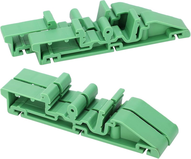 YWBL-WH PCB Mounting Bracket, Deck Type, Durable DIN Rail Adapter, 4-Piece Set for Industrial Applications with Screws - Image 3