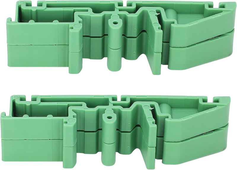 YWBL-WH PCB Mounting Bracket, Deck Type, Durable DIN Rail Adapter, 4-Piece Set for Industrial Applications with Screws - Image 2
