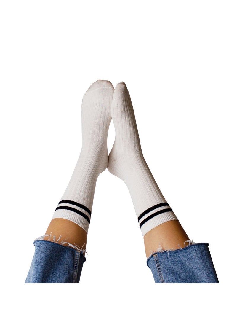 Prickly Pear - The Athletic Stripe Socks - Image 1