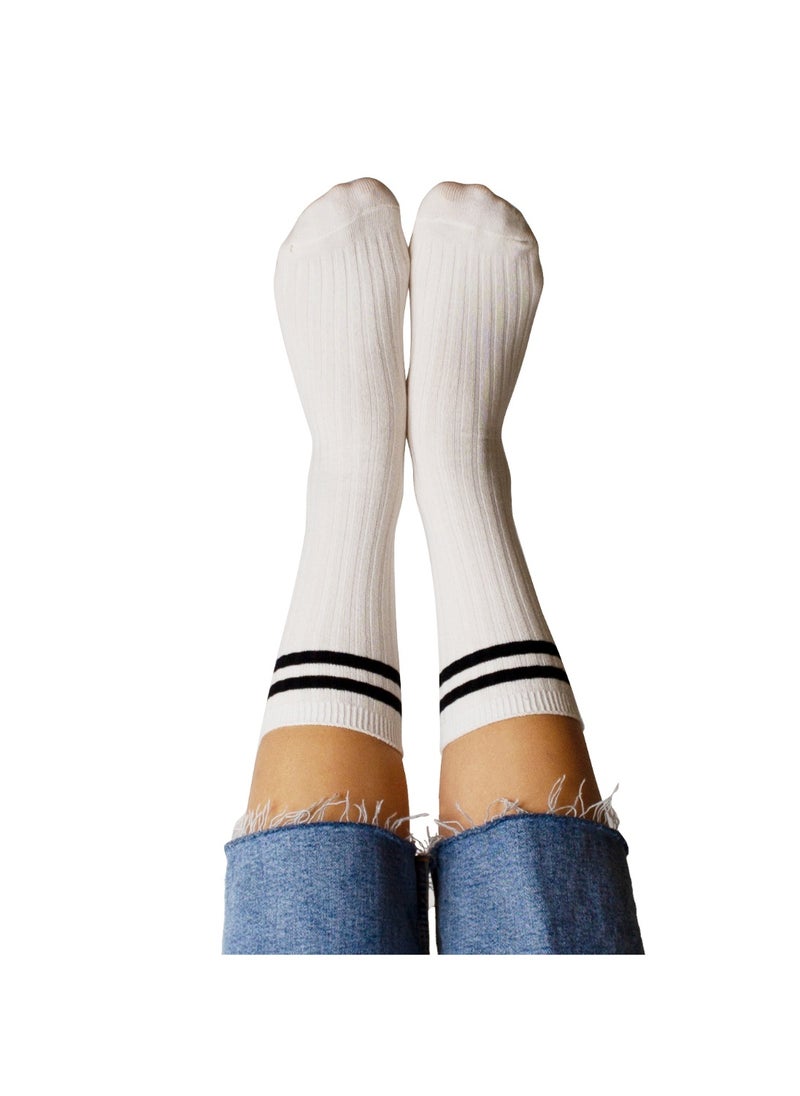 Prickly Pear - The Athletic Stripe Socks - Image 1