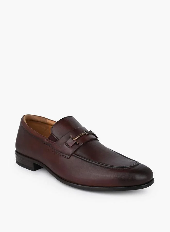 دوتشيني Men Leather Slip-On Loafers