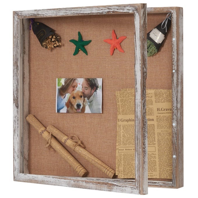 SQUARE SHADOW BOX 20X20 EXTRA LARGE SHADOW BOXES DISPLAY CASES WITH HINGED DOOR BIG MEMORIAL FRAME FOR WEDDINGS BOUQUET FLOWERS JERSEY VINTAGE WHITE