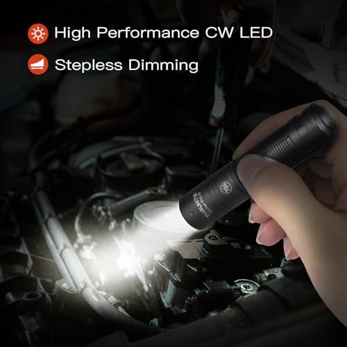 ThruNite Archer Pro S EDC Flashlight - Customized Edition with 704 Tactical, 1459 High Lumens Cool White LED, USB-C Rechargeable Flashlight with Tail Switch for Camping & Outdoor Use - Image 5