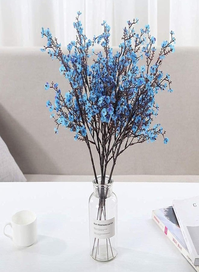 Dekorly Artificial Baby's Breath Gypsophila Flower Bunch for Home Decoration | Flowers for Vases| Decoration Items for Living Room|Home Decor|Diwali Decor|Chritmas (5 Pcs) (Sky Blue) - Image 5