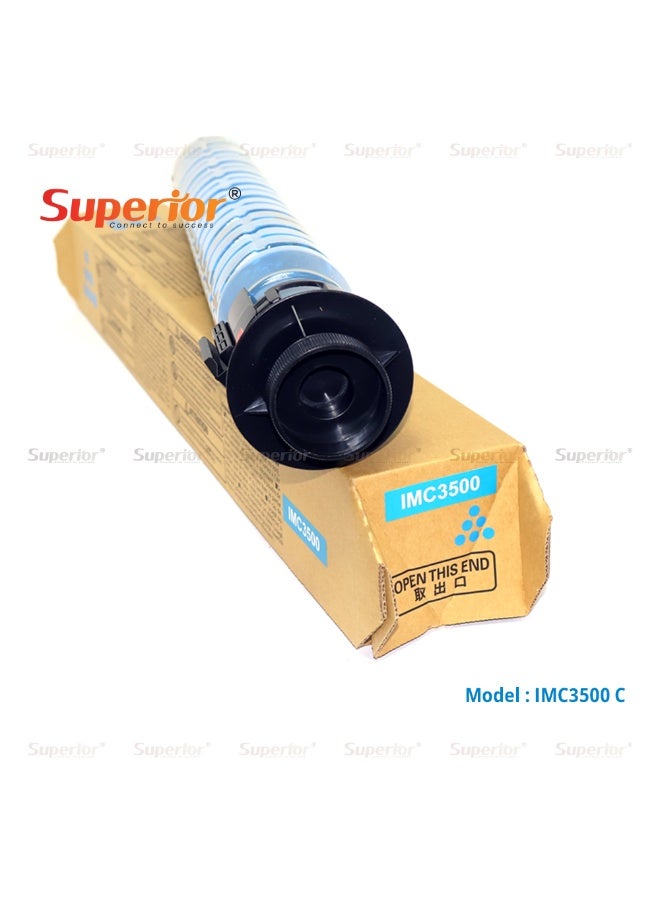 SOS Superior Premium Compatible Ricoh IMC3500 Cyan Toner Cartridge – High Yield – Suitable for Ricoh IMC3500 / IMC4500 / IMC5500 / IMC6000 - Image 4