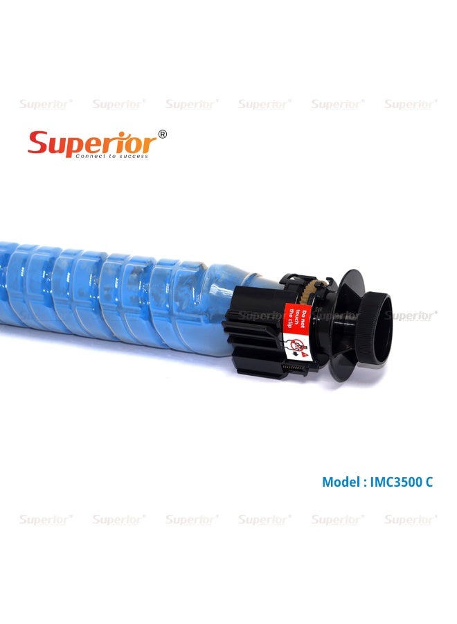 SOS Superior Premium Compatible Ricoh IMC3500 Cyan Toner Cartridge – High Yield – Suitable for Ricoh IMC3500 / IMC4500 / IMC5500 / IMC6000 - Image 3