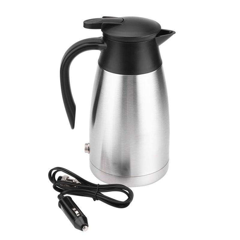 Electric In Car Kettle 1000ml Food Grade 304 Stainless Steel - Vacuum Insulation Technology - Indicator Light For Travel Use - Image 3