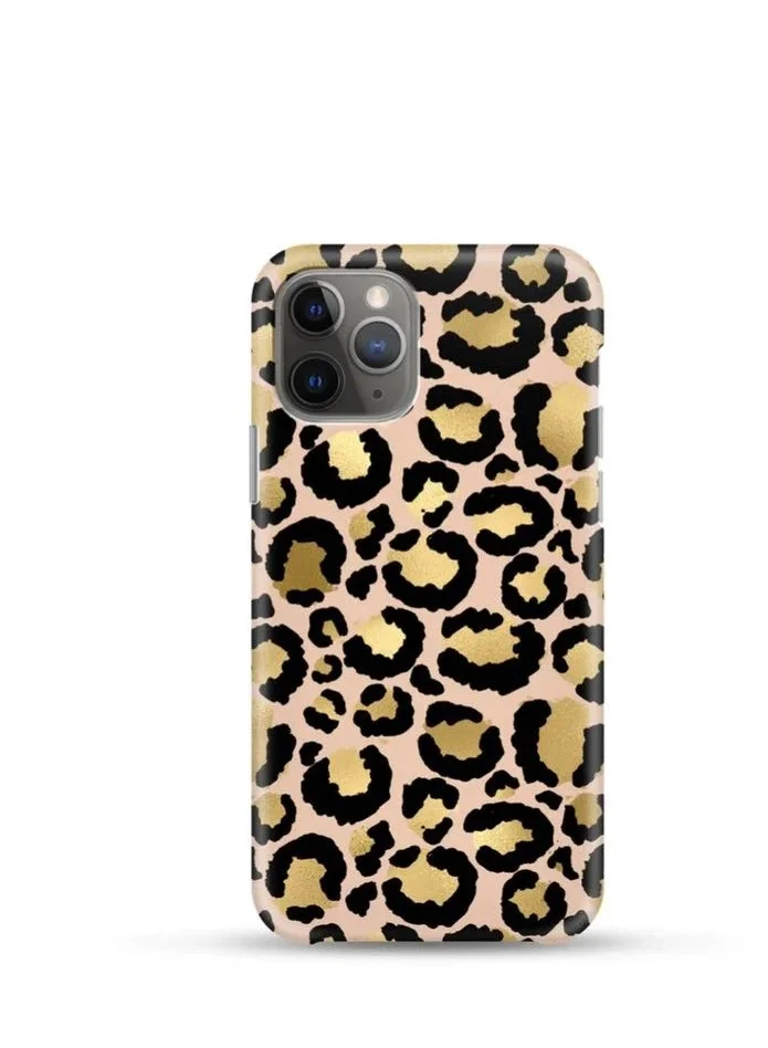COCONUT LANE Gold Leopard iPhone Multi Size Case