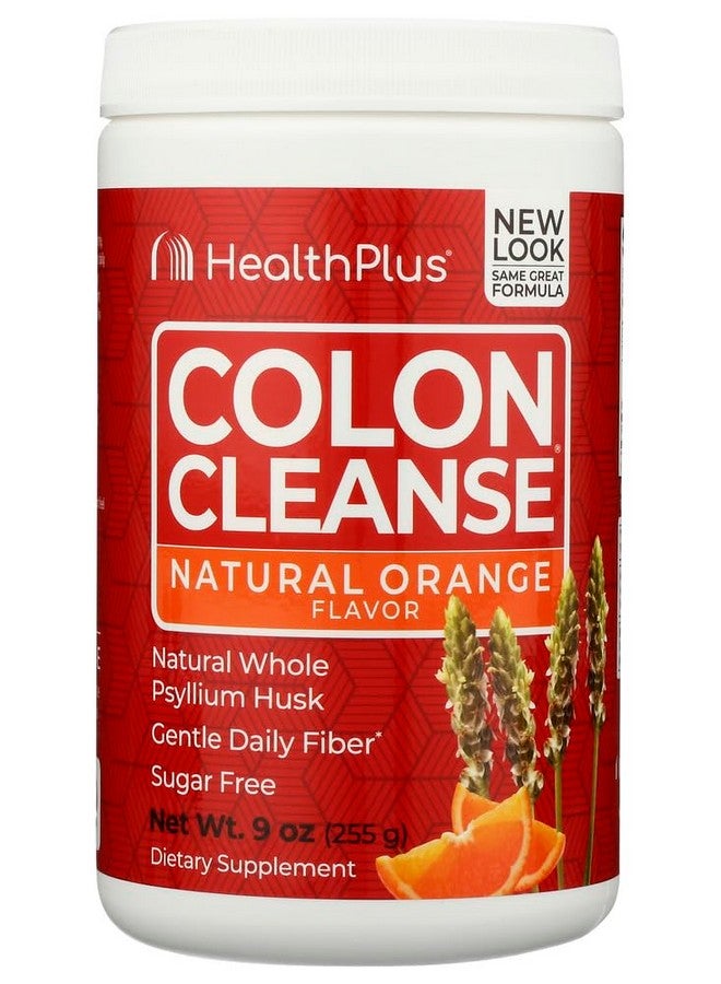 Health Plus هيلث بلس لتنظيف القولون، برتقال، 9 أونصات 1-قطعة - Image 1