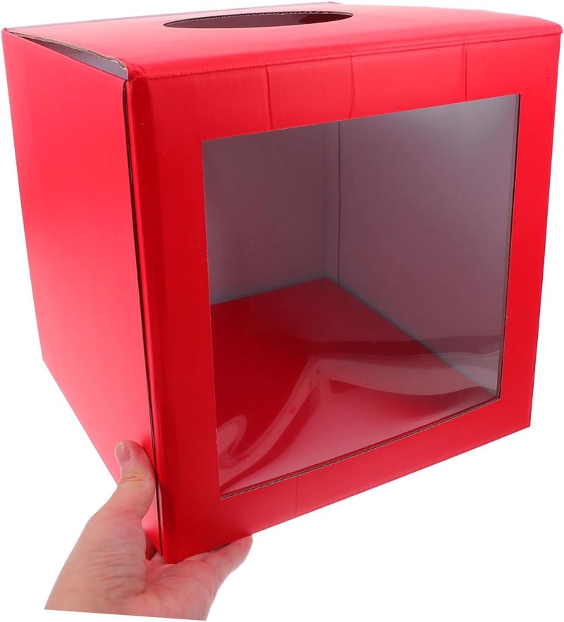 Lottery Box Raffle Container for Fundraising Events Cardboard Donation Box Opaque Design for Secure Voting and Game Activities at Parties and Weddings - Image 4