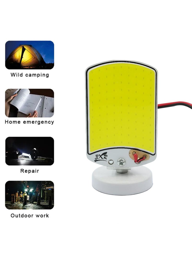 3XR Portable Work Light LED Camping Lantern with Battery Clips and Switch - Image 5