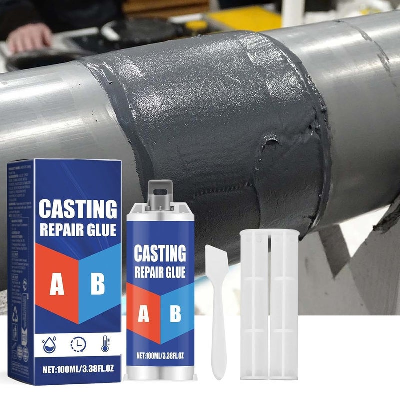 إكسفور لاصق المعادن: روابط متينة وعالية القوة للصلب، غراء إصلاح مقاوم للحرارة للحام أ و ب، إصلاح وربط المعادن - Image 3