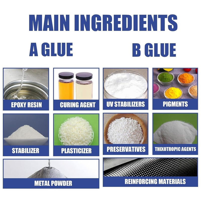 إكسفور لاصق المعادن: روابط متينة وعالية القوة للصلب، غراء إصلاح مقاوم للحرارة للحام أ و ب، إصلاح وربط المعادن - Image 4