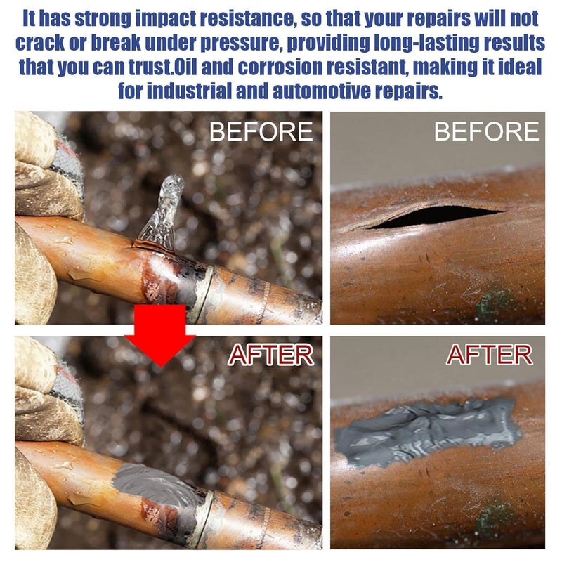 إكسفور لاصق المعادن: روابط متينة وعالية القوة للصلب، غراء إصلاح مقاوم للحرارة للحام أ و ب، إصلاح وربط المعادن - Image 5