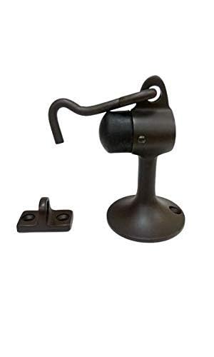 QCAA Solid Brass Door Stop, 3-15/16" Height, US10B ORB(Oil-Rubbed Bronze), Made in Taiwan, 1 Pack - Image 4