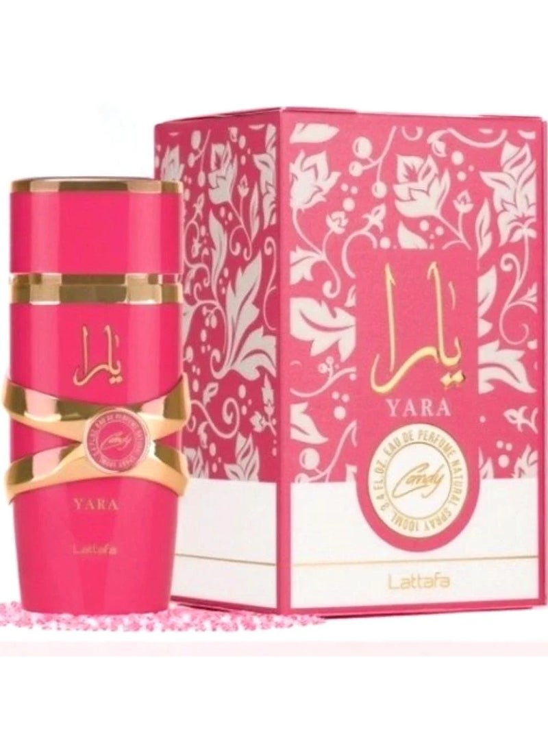 Lattafa - Lattafa Yara Candy by Lattafa EDP Perfume for Both Men and Women 3.4oz - Image 1