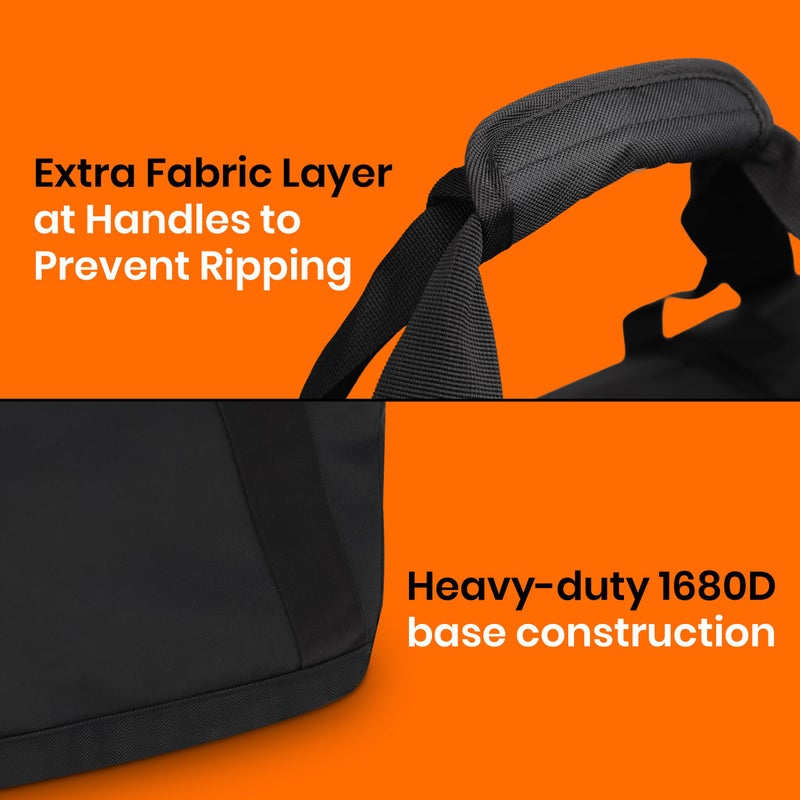 Fitdom 130L 35" Heavy Duty Extra Large Duffle with Upgrade Zipper, Durable & Water Resistant. Perfect as Camping Bag Travel Storage Tent Storage Sports Equipment Bag For Coaches & More - Image 5